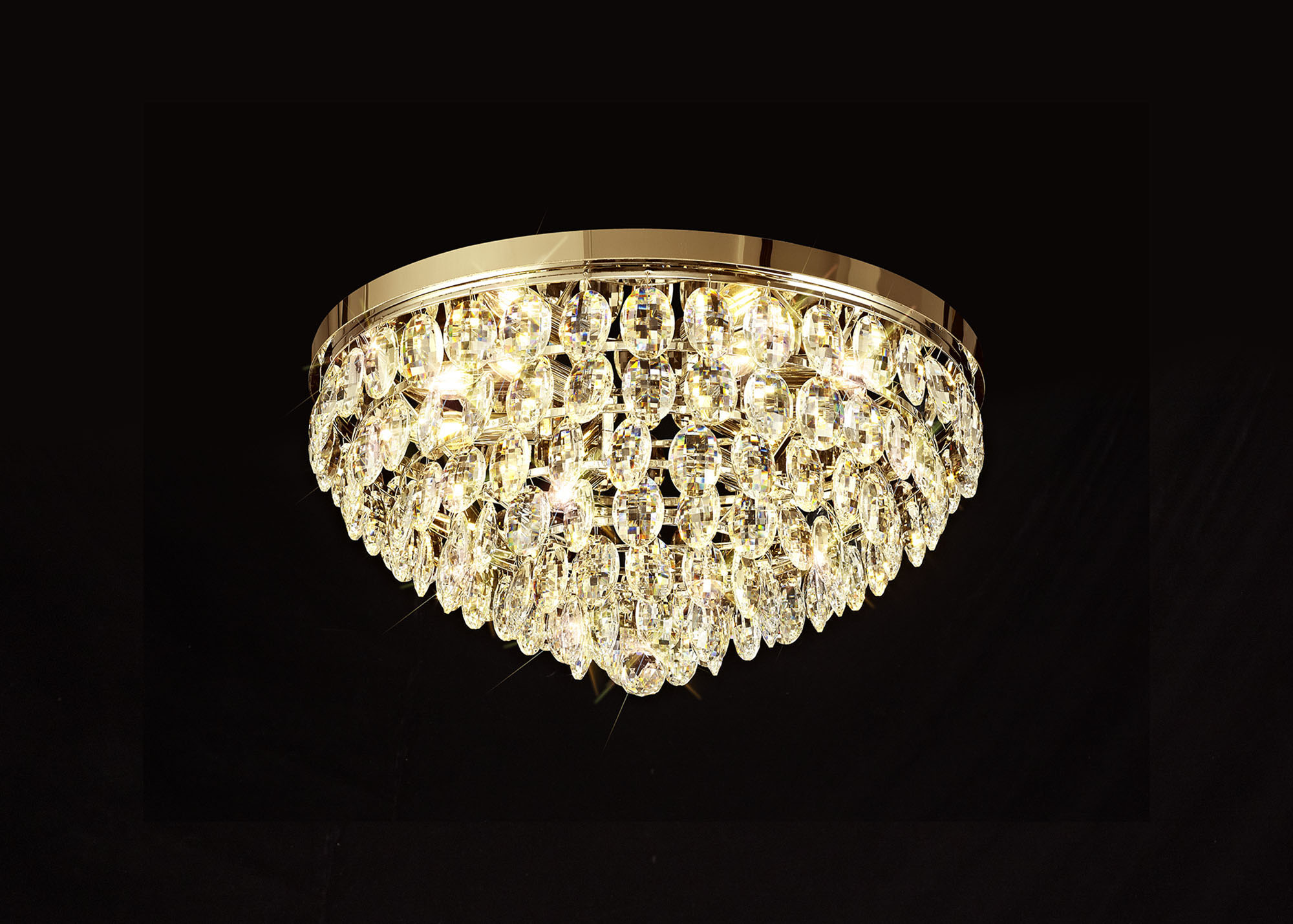 IL32817  Coniston Ceiling 6 Light French Gold